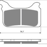 GOLDFREN Brake pads 231 Ceramic Carbon AD
