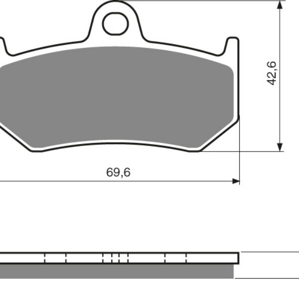 GOLDFREN Brake Pads 235 Ceramic Carbon S3