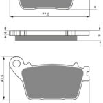 GOLDFREN Brake Pads 242 Ceramic Carbon AD