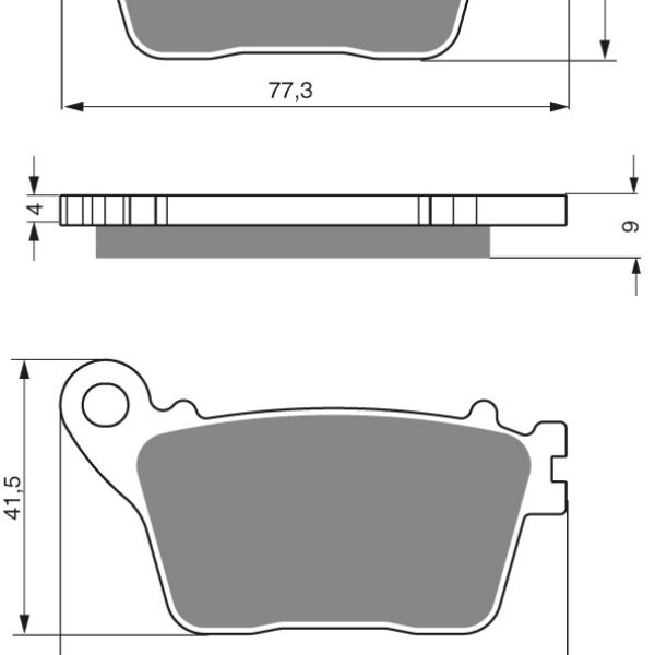 GOLDFREN Brake Pads 242 Ceramic Carbon AD