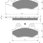 GOLDFREN Brake Pads 247 Ceramic Carbon S3