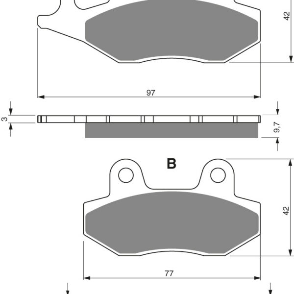GOLDFREN Brake Pads 247 Ceramic Carbon S3