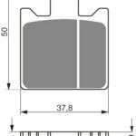 GOLDFREN Brake Pads 249 Ceramic Carbon S3