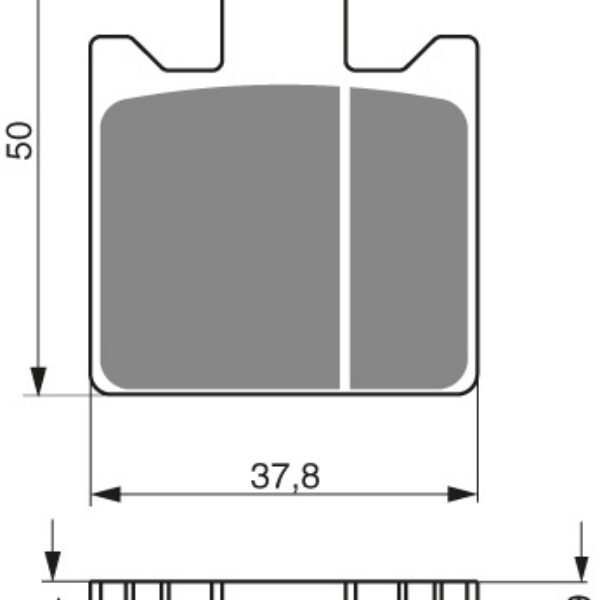 GOLDFREN Brake Pads 249 Ceramic Carbon S3