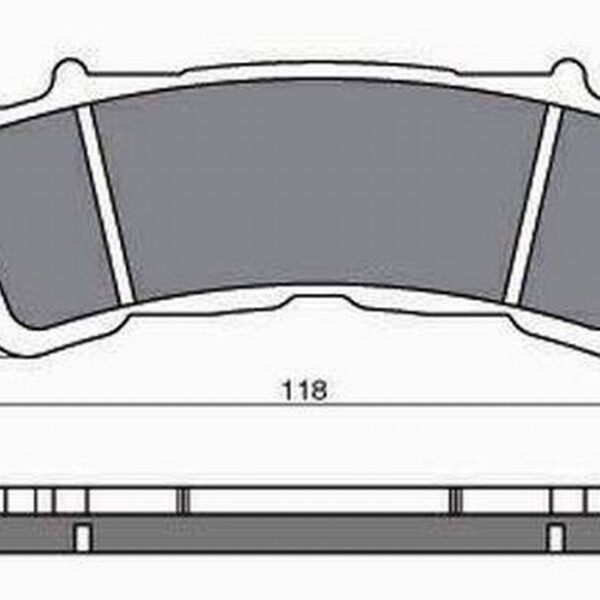 GOLDFREN Brake Pads 257 Ceramic Carbon AD