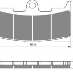 GOLDFREN Brake Pads 270 Ceramic Carbon S3
