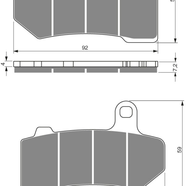 GOLDFREN Brake Pads 271 Ceramic Carbon S3