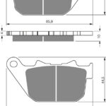 GOLDFREN Brake Pads 274 Ceramic Carbon S3
