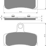 GOLDFREN Brake Pads 275 Ceramic Carbon S3