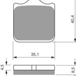 GOLDFREN Brake Pads 304 Ceramic Carbon S3