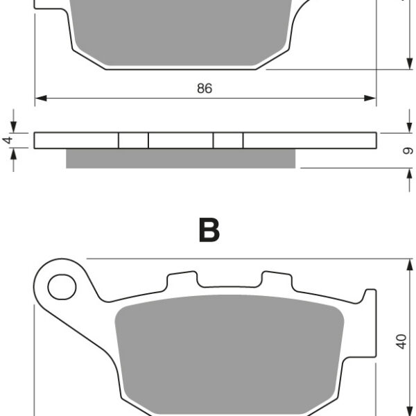 GOLDFREN Brake Pads 306 Ceramic Carbon S3