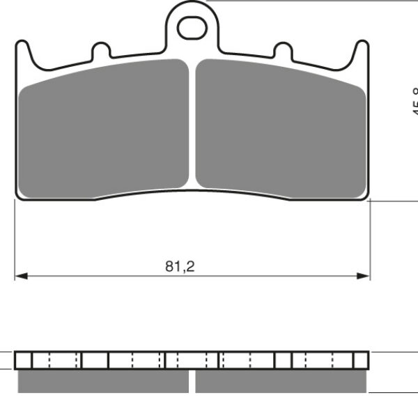 GOLDFREN Brake Pads 318 Ceramic Carbon S3