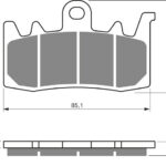 GOLDFREN Brake Pads 328 Ceramic Carbon S3