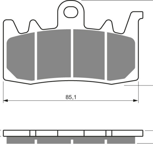 GOLDFREN Brake Pads 328 Ceramic Carbon S3