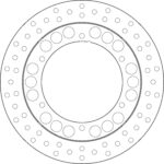 GOLDFREN brakedisc yd267 hd150 id132 t5.1