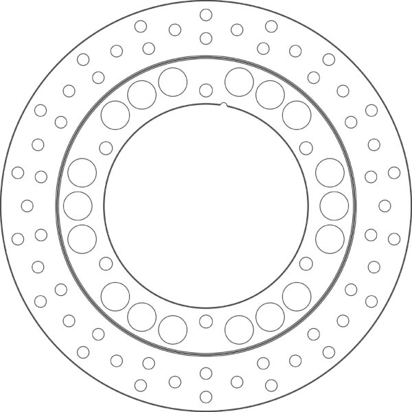 GOLDFREN brakedisc yd267 hd150 id132 t5.1