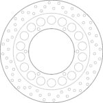 GOLDFREN Brakedisc yd298 hd150 id132 t5