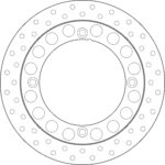 GOLDFREN brakedisc yd276 hd165.9 id144 t4.6