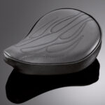 Highway Hawk solo seat small flame