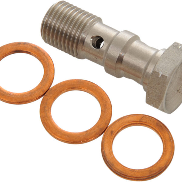 Goodridge Double banjo bolt 10 X 1.25mm with gaskets SS