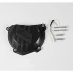 UFO Clutch cover SXF250/350 16-EXCF250/350 17-FC250/350 16-FE250/350 17- Blac