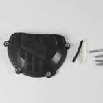 UFO Clutch cover SX-F450 16-EXC450 17-FC450 16-FE450 17- Black