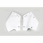 UFO Side panels CR125 95-97+ CR250 95-96 White 041