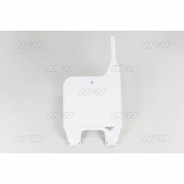 UFO Front number plate CR125-500 95-99 White 041