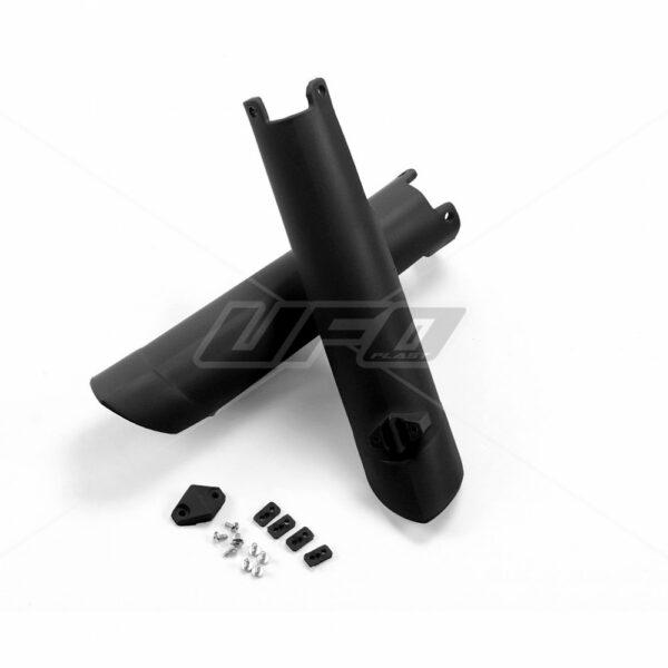 UFO Fork slider protectors HVA TC/FC 125-450 15-22 TE/FE 125-501 16-23 Black