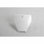UFO Front number plate HVA TC/FC 125-450 16-22 (no TC250 2016) White 041