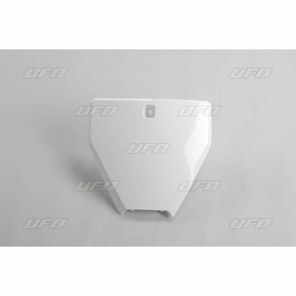 UFO Front number plate HVA TC/FC 125-450 16-22 (no TC250 2016) White 041