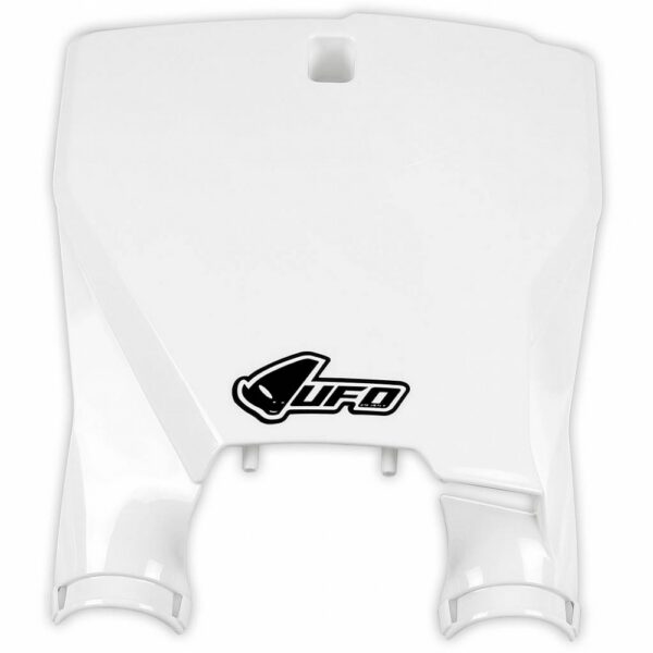 UFO Stadium Front number plate HVA TC/FC125/450 16-22 White 041