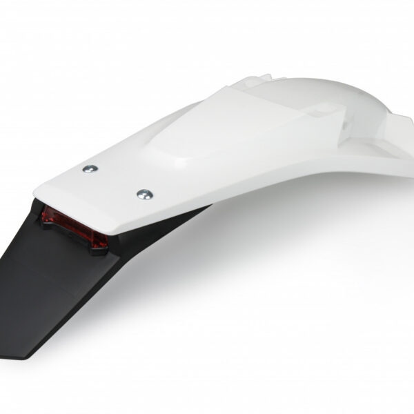 UFO Rear Fender Enduro LED HVA TE/FE 150-501 2017-19 White 041