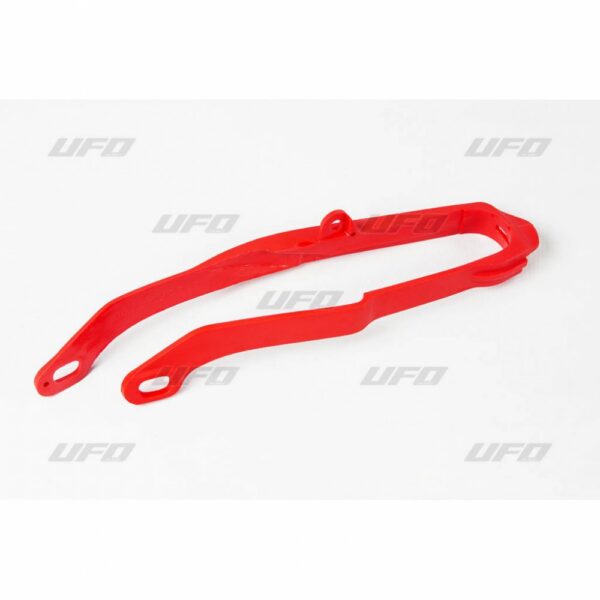 UFO Swingarm chain slider CR125/250 00-CRF/X250/450 02- Red 070