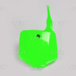 UFO Front number plate KX65 00- Green 026