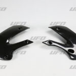 UFO Radiator Covers KX65 00-RM65 03- Black 001