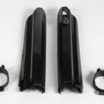 UFO Fork guards YZ/YZF/WR125-450 96-04 Black