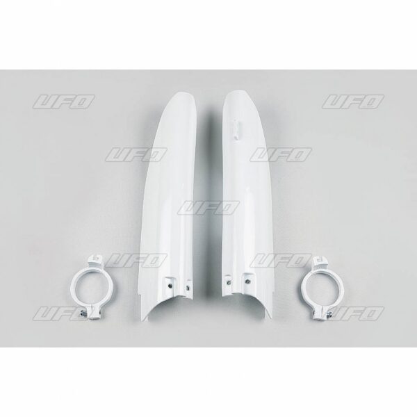 UFO Fork guards RM125/250 04-RMZ450 -06 White