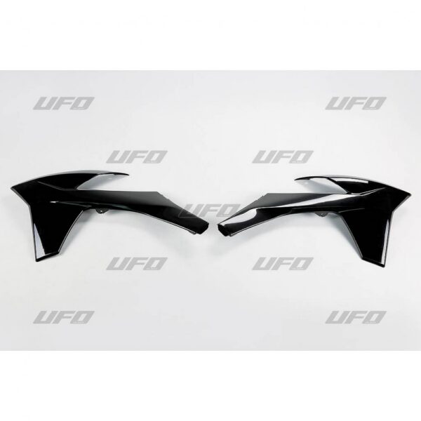 UFO Radiator cover KTM125-525 SX/SXF 11-12 / EXC/F 12-13 Black 001