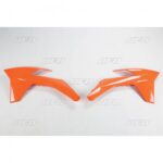 UFO Radiator cover KTM125-525 SX/SXF 11-12 / EXC/F 12-13 Orange 127