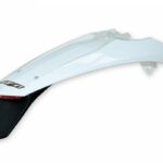 UFO Rear Fender Enduro LED EXC/EXC-F 125-500 2012-16 White 047