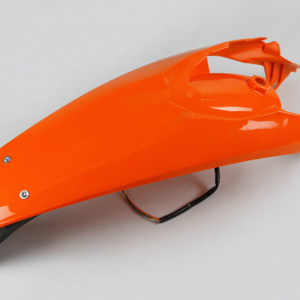 UFO Rear Fender Enduro LED EXC/EXC-F 125-500 2012-16 Orange 127