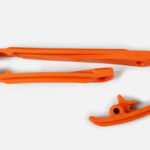 UFO Swingarm chain slider KTM125-500 EXC 12-23 Orange 127