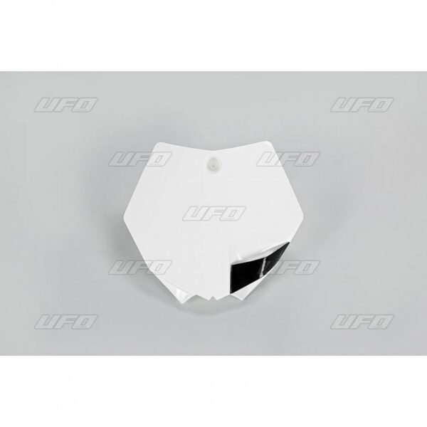 UFO Front number plate KTM85SX 13-17 White 047