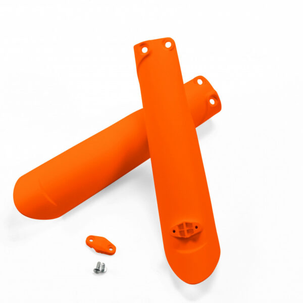 UFO Fork slider protectors KTM125-525 SX/SXF 15- EXC/EXC-F 16- Orange Fluo