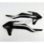 UFO Radiator Covers KTM125-525 SX/SXF 16-18 EXC/EXC-F 17-19 Black