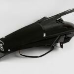 UFO Rear Fender Enduro LED EXC/EXC-F 150-500 2017-19 Black 001