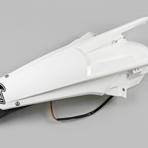 UFO Rear Fender Enduro LED EXC/EXC-F 150-500 2017-19 White 047