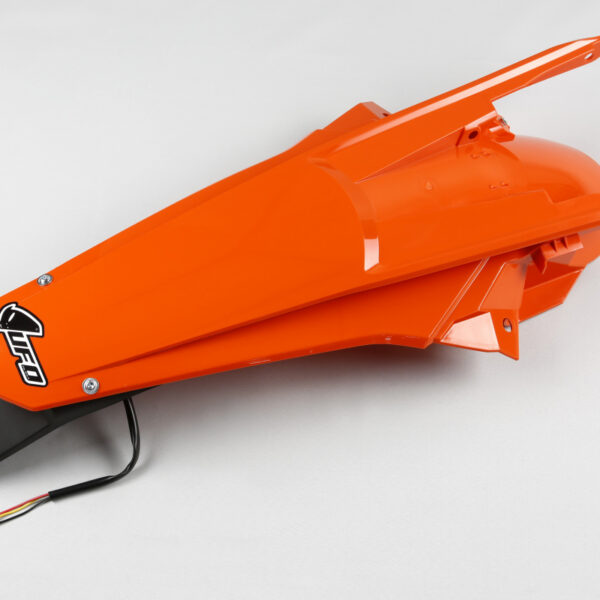 UFO Rear Fender Enduro LED EXC/EXC-F 150-500 2017-19 Orange 127