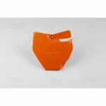 UFO Front number plate KTM SX65 16-23 Orange 127